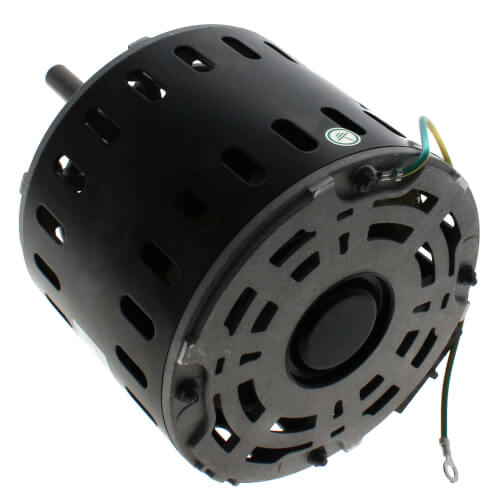 Nordyne 622257 blower motor - side view (Horse Power: 1/5; Speeds: 3)