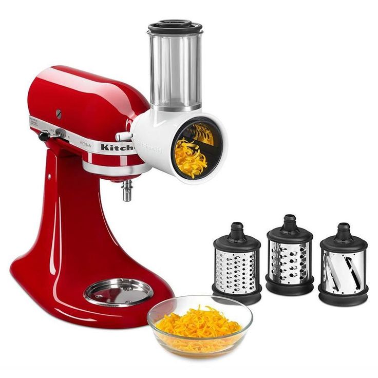 KitchenAid Stand Mixer Residential Plastic Slicer/Shredder Attachment