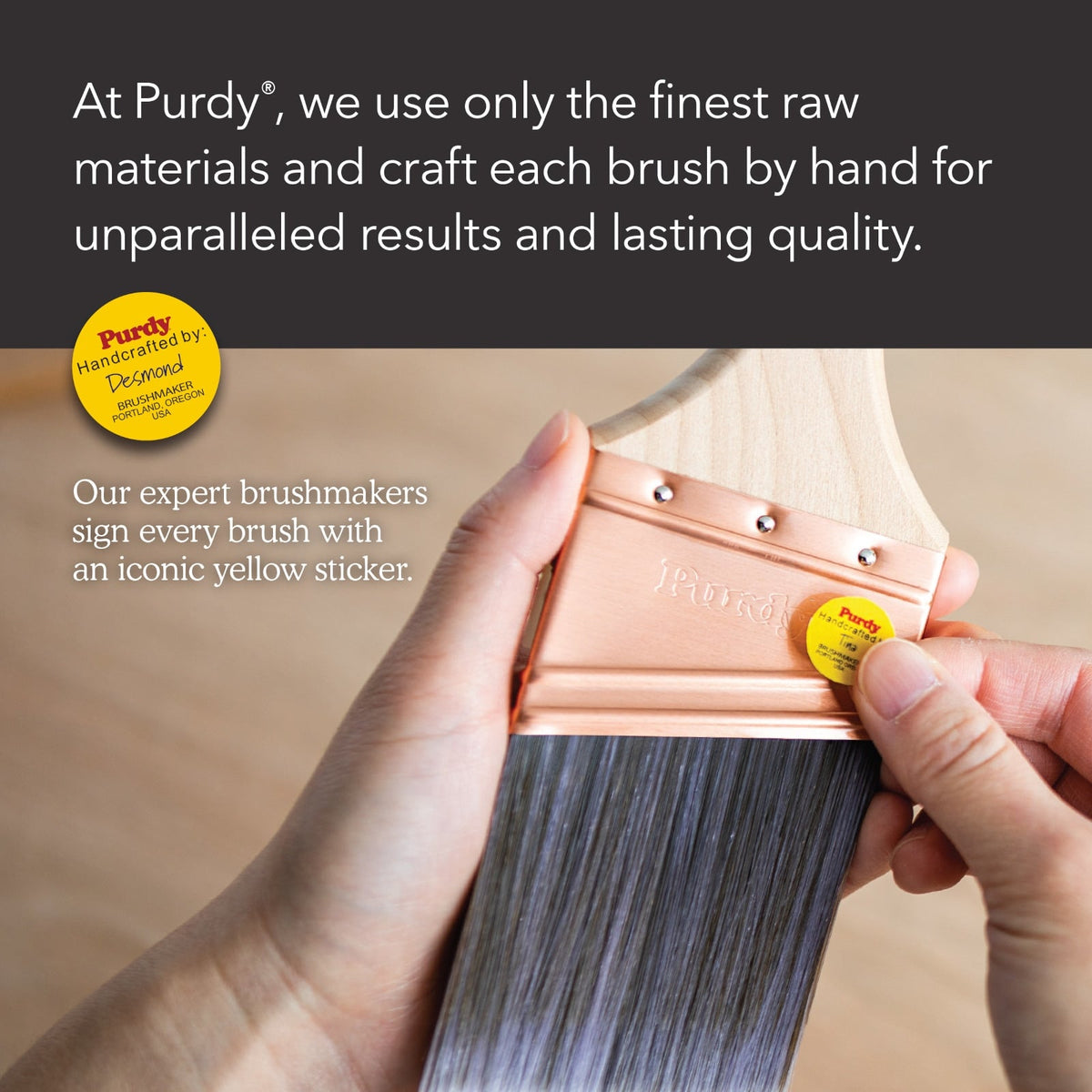 Purdy Clearcut Dale Nylon-Polyester Blend Angled 2-in Paint Brush