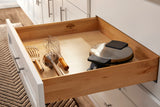 Valleywood Cabinetry 18-in W x 96-in H x 24-in D Marine Blue Birch Pantry Ready To Assemble Plywood Cabinet (Flat Panel Shaker Door Style)