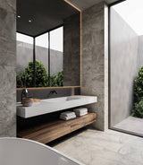 Satori Regent Argento 13-in x 13-in Matte Porcelain Stone Look Floor and Wall Tile (1.17-sq. ft/ Piece)