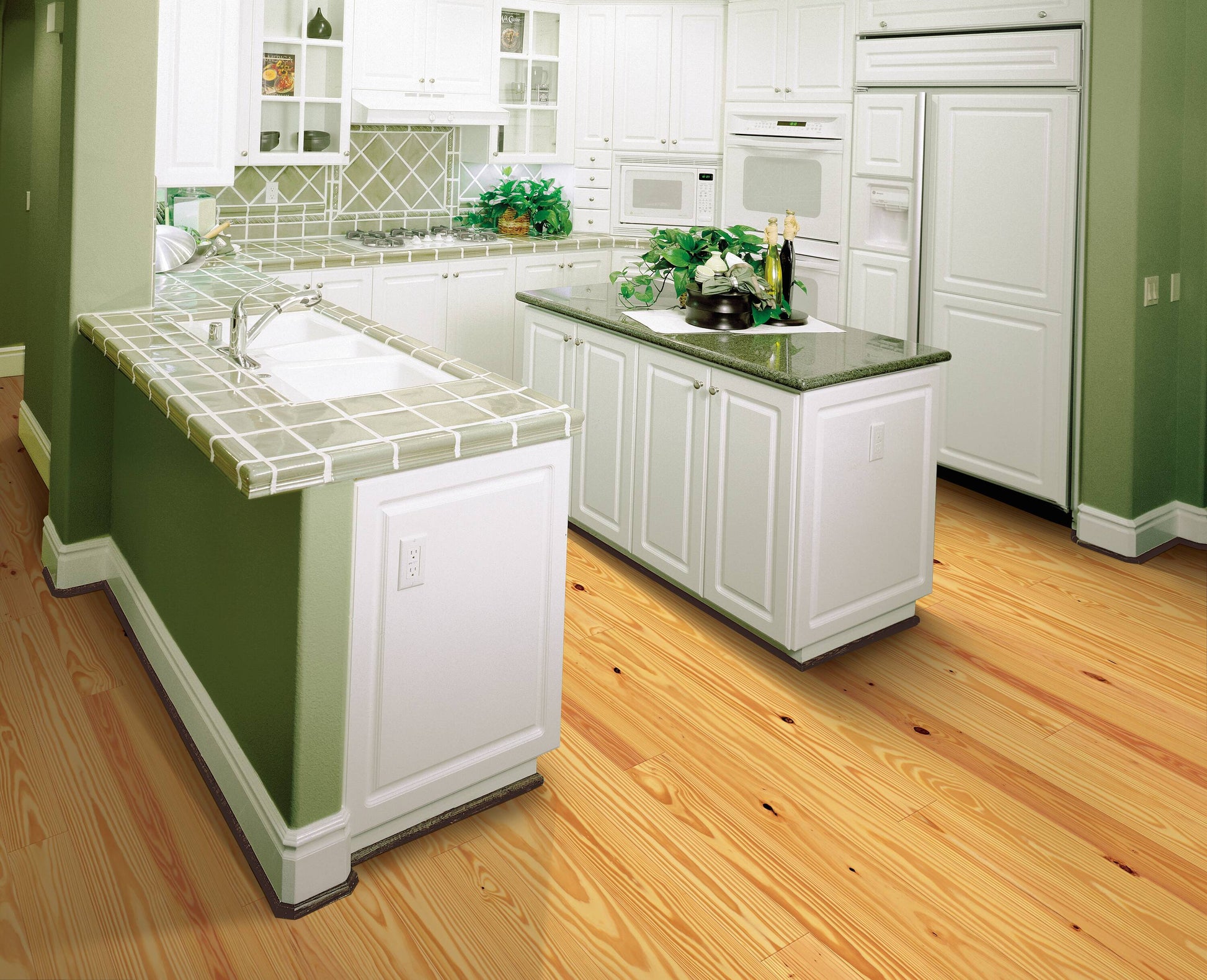 Beasley Pine Natural hardwood flooring — color and finish detail