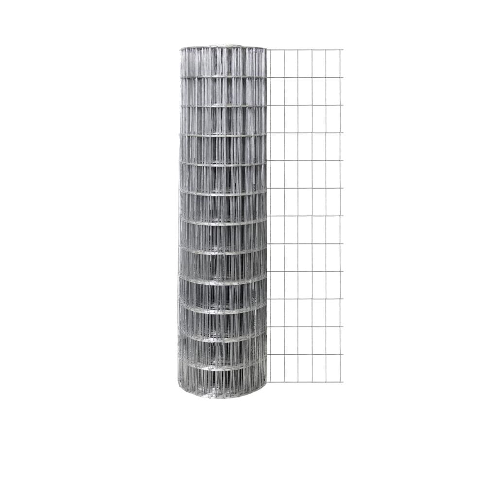 IRONRIDGE Gray Steel Welded Wire Rolled Fencing with Mesh Size 2-in x 4-in