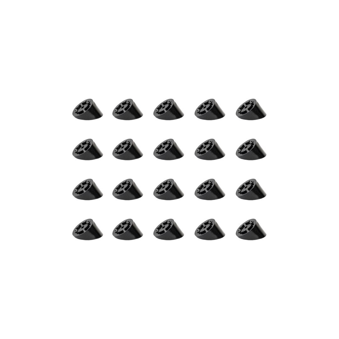 TITAN BUILDING PRODUCTS 1.375-in x 1.375-in Black Plastic Baluster Connector (20-Pack)