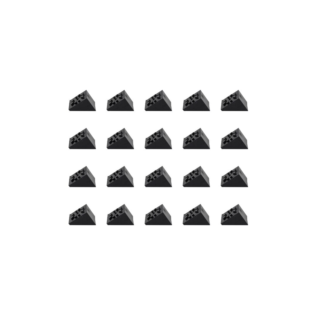 TITAN BUILDING PRODUCTS 1.375-in x 1.375-in Black Plastic Baluster Connector (20-Pack)