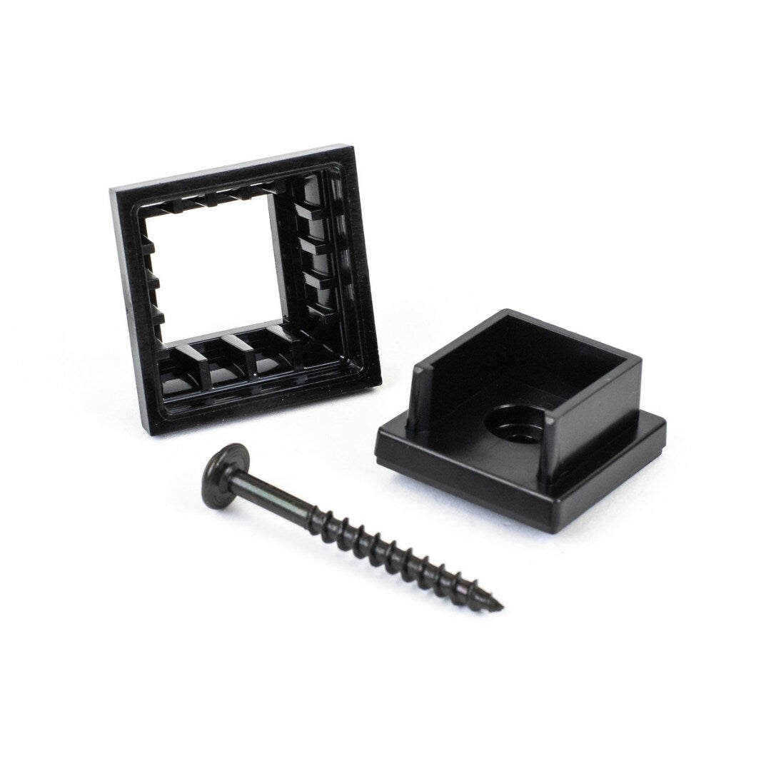 TITAN BUILDING PRODUCTS 1.375-in x 1.375-in Black Plastic Baluster Connector (20-Pack)