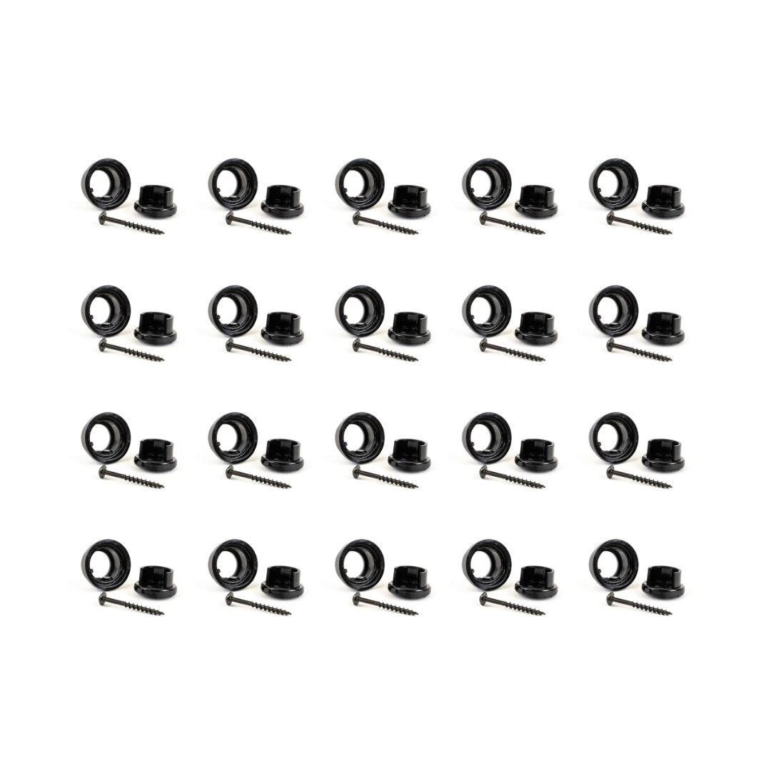 TITAN BUILDING PRODUCTS 1.375-in x 1.375-in Black Plastic Baluster Connector (20-Pack)