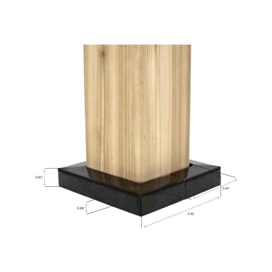 TITAN BUILDING PRODUCTS 4-in x 4-in Powder Coated Black Metal Deck Post Base Trim