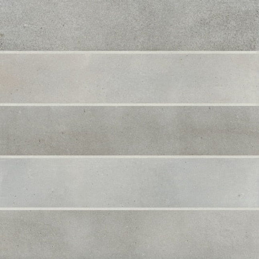 Bedrosians Celine Greige 2-in x 12-in Matte Porcelain Subway Floor and Wall Tile (5.48-sq. ft/ Carton)