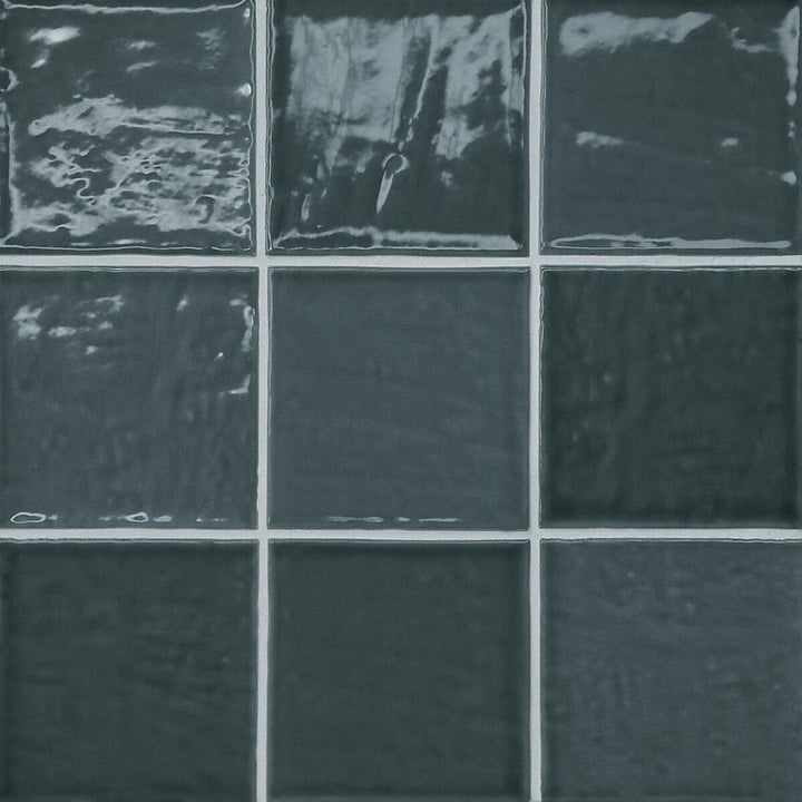 Bedrosians Marin Midnight Tide Navy Blue 4 in. x 4 in. Glossy Ceramic Subway Wall Tile, 5.49 sq. ft. per Carton