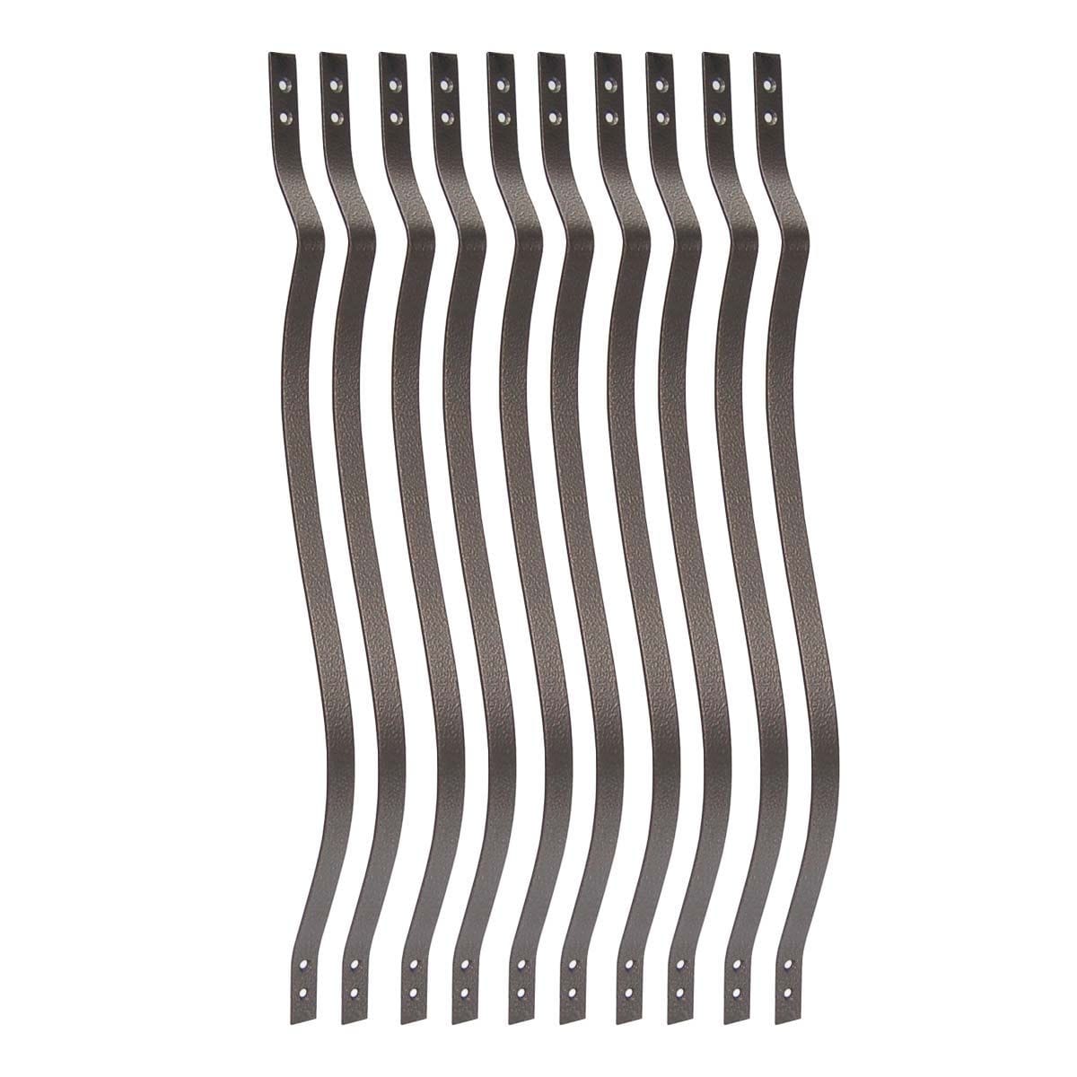 Fortress Building Products 3/4-in x 1-in x 31-in Balusters Antique Bronze Metal Deck Baluster (10-Pack)