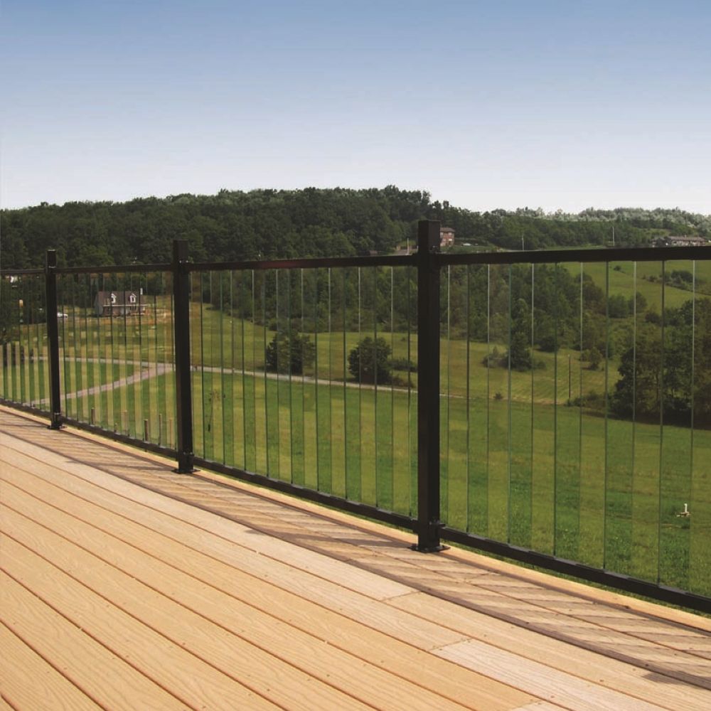 Fortress Building Products 1/4-in x 3-3/4-in x 34-in Pure View Clear Flat Deck Baluster (5-Pack)