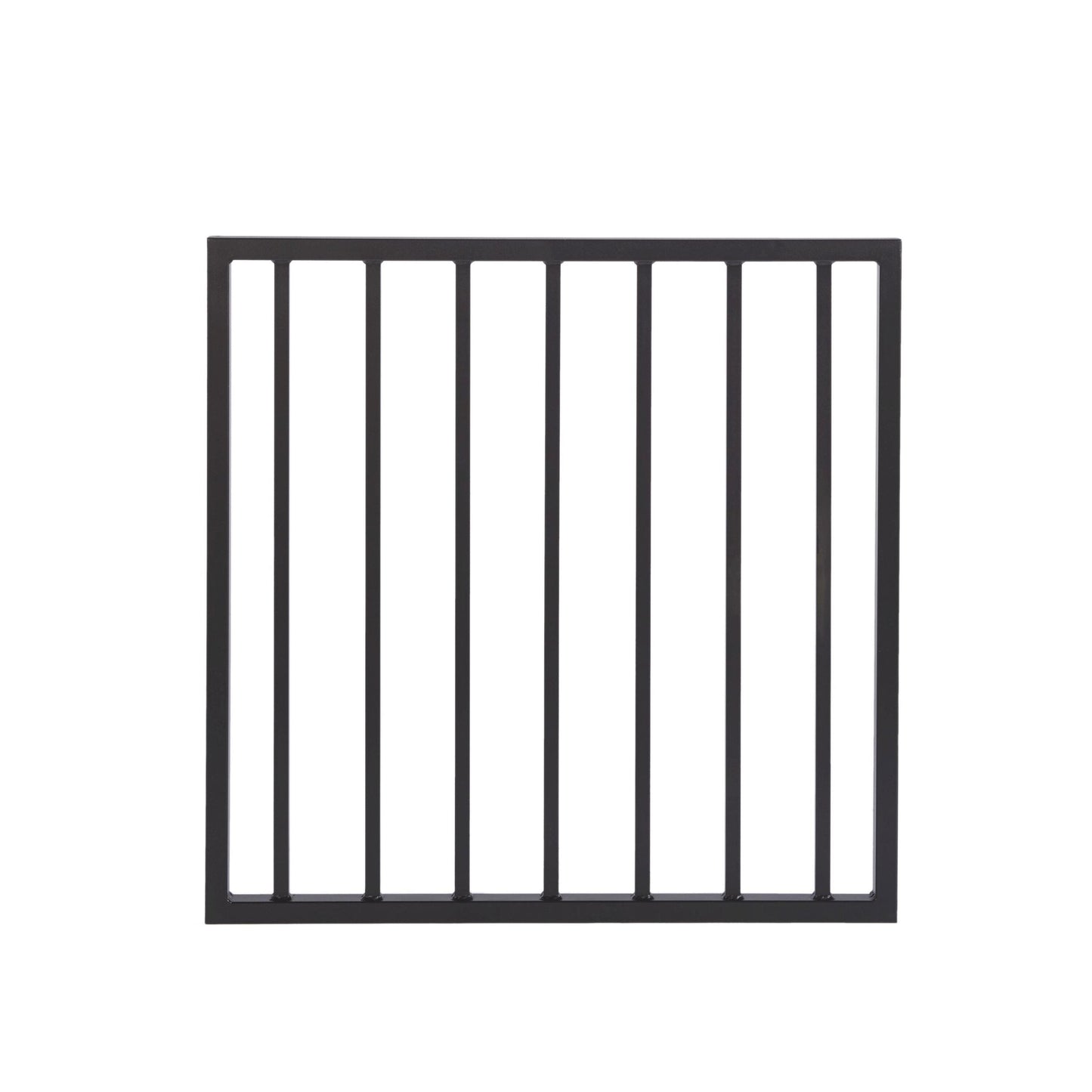 Fortress Building Products Fortress Al13 PLUS 34-in x 34.5-in Black Sand Powder Coat Aluminum Gate