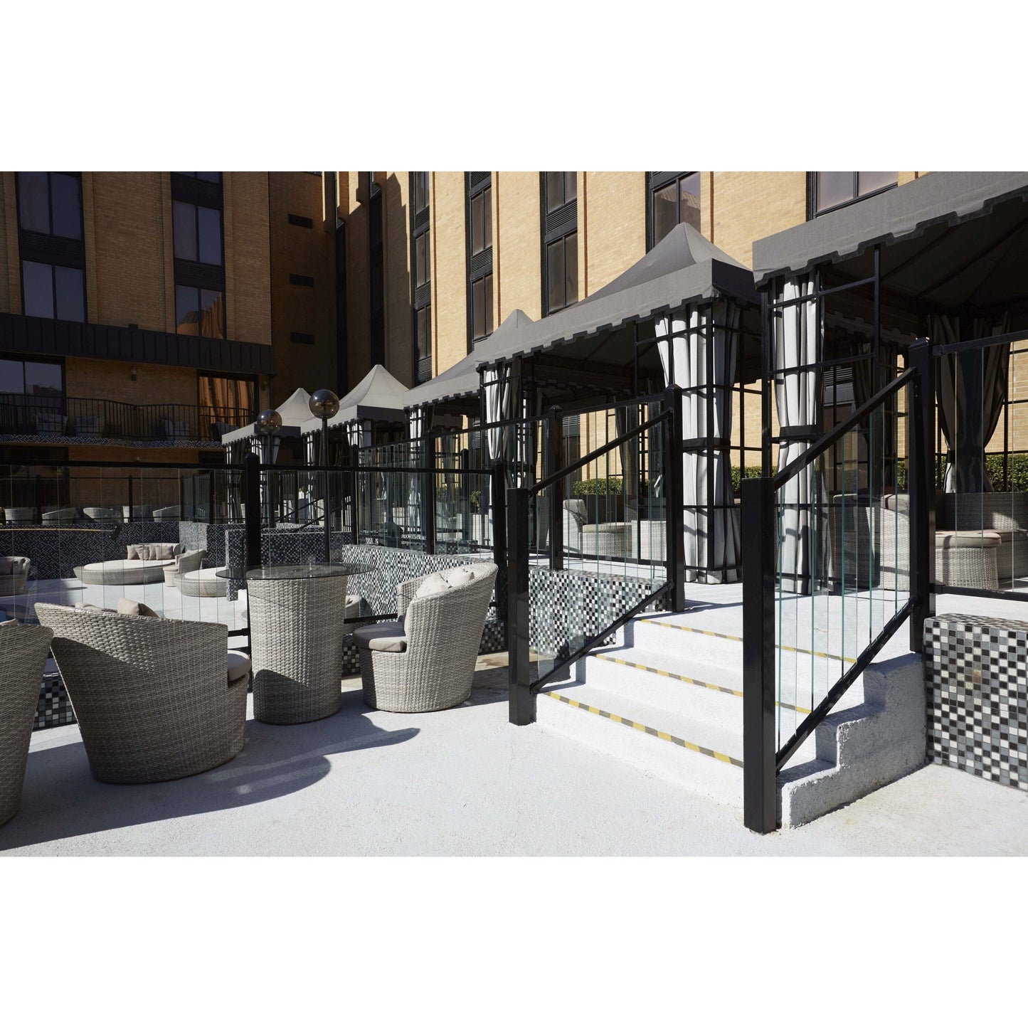Fortress Building Products 1-1/2-in x 72-in x 1-1/4-in Pure View Black Sand Aluminum Square Deck Baluster (2-Pack)