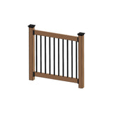 Fortress Building Products 3/4-in x 32-in Balusters Black Sand Metal Square Deck Baluster (10-Pack)