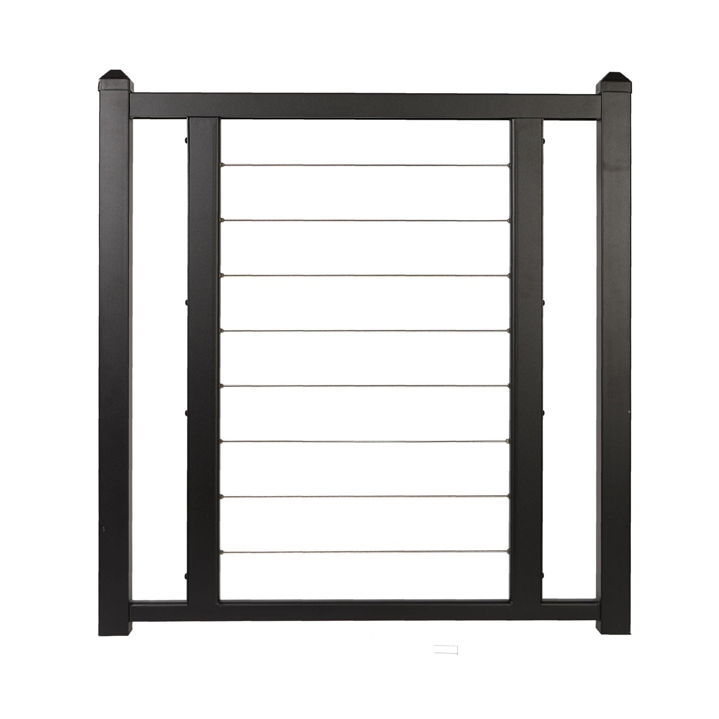 Fortress Building Products Fortress H-Series 34-in x 34.5-in Stainless Steel Cable Gate