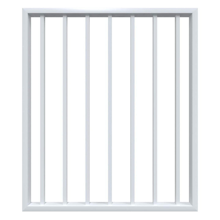 Fortress Building Products Fortress Al13 PLUS 40-in x 34.5-in White Powder Coat Aluminum Gate