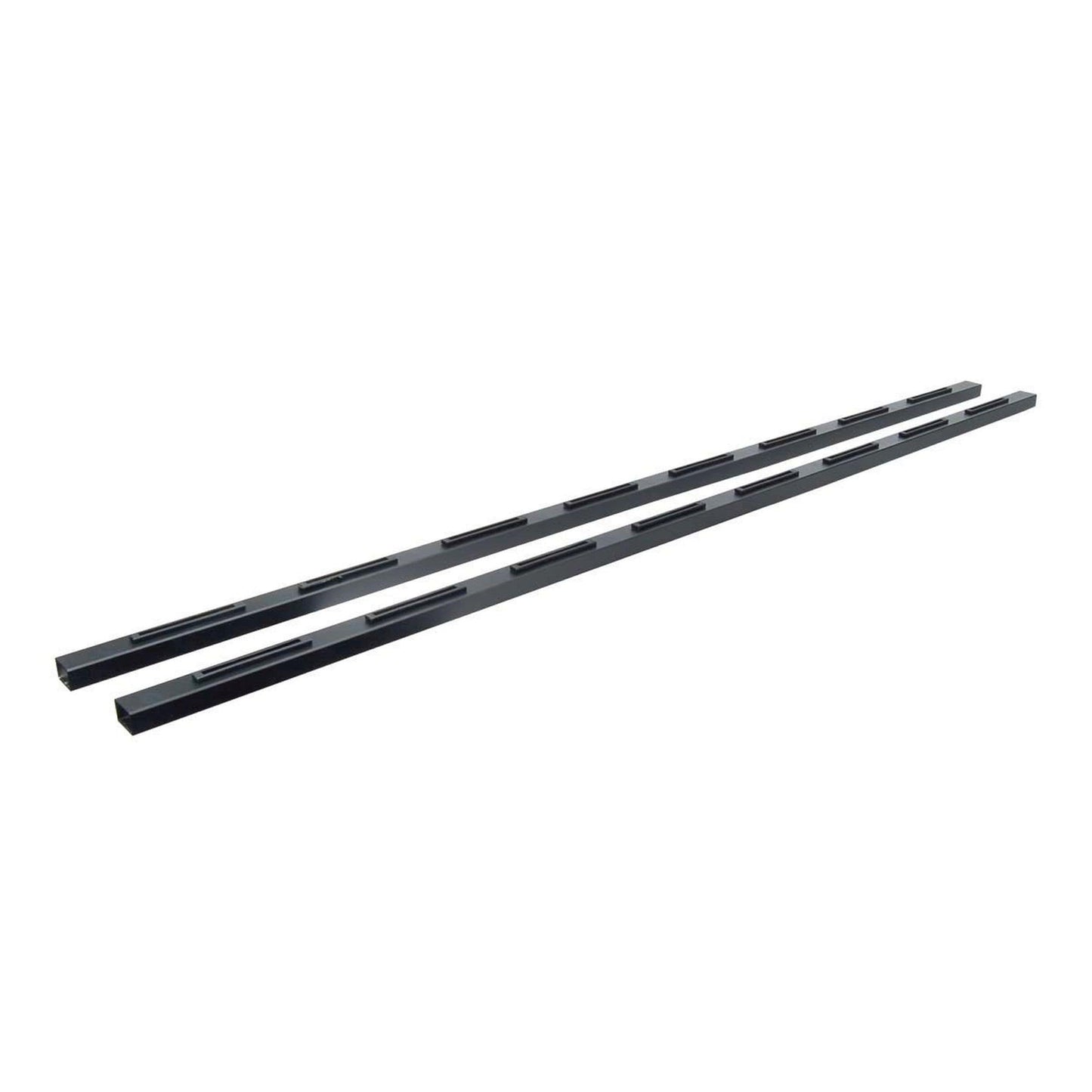 Fortress Building Products 1-1/2-in x 72-in x 1-1/4-in Pure View Black Sand Aluminum Square Deck Baluster (2-Pack)