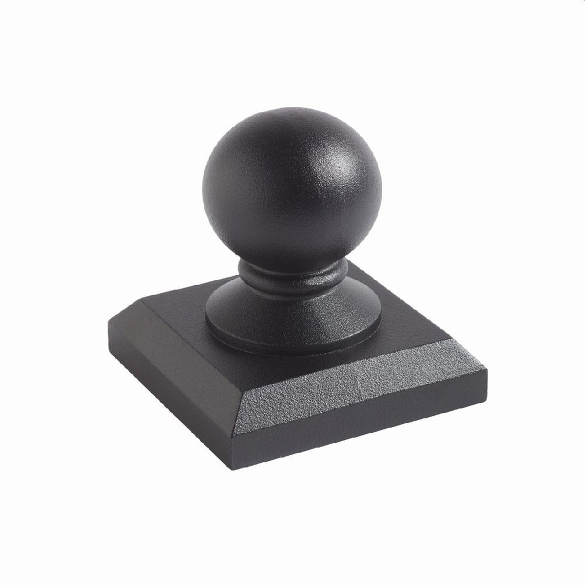 Fortress Building Products 3-in x 3-in Fortress Accents Black Sand Aluminum Deck Post Cap
