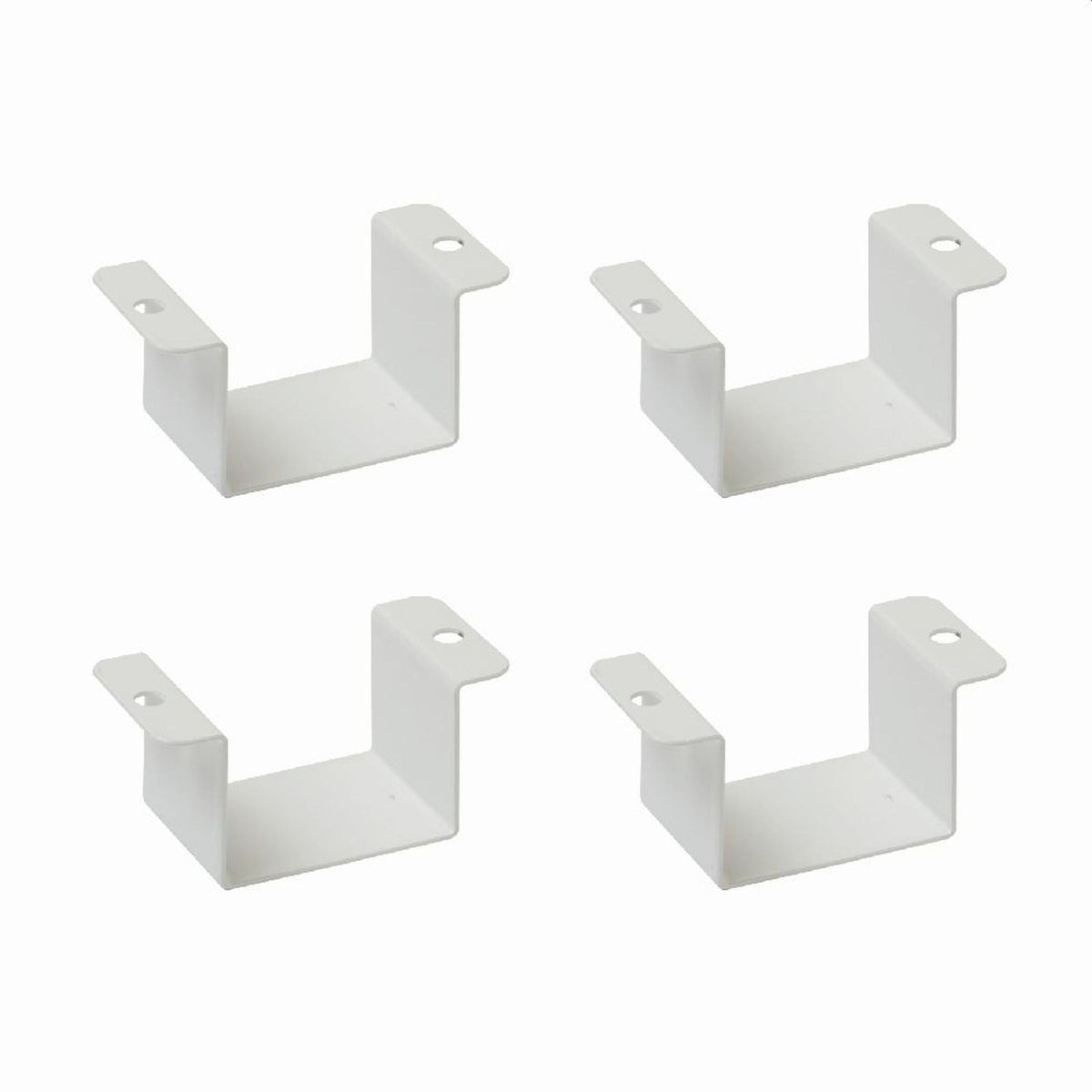 Fortress Building Products 3.23-in x 2.44-in White Aluminum Line Connector (4-Pack)