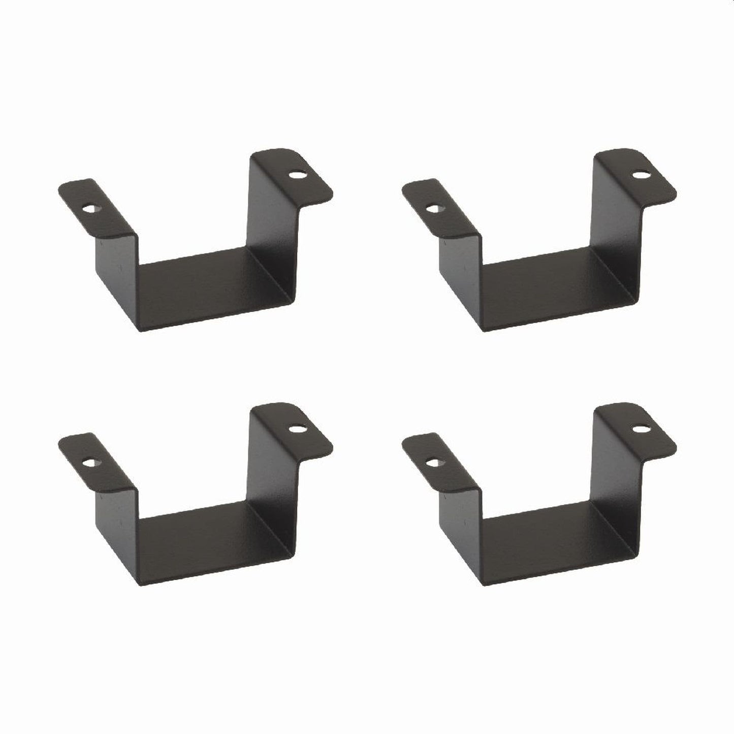 Fortress Building Products 3.23-in x 2.44-in Black Sand Aluminum Line Connector (4-Pack)