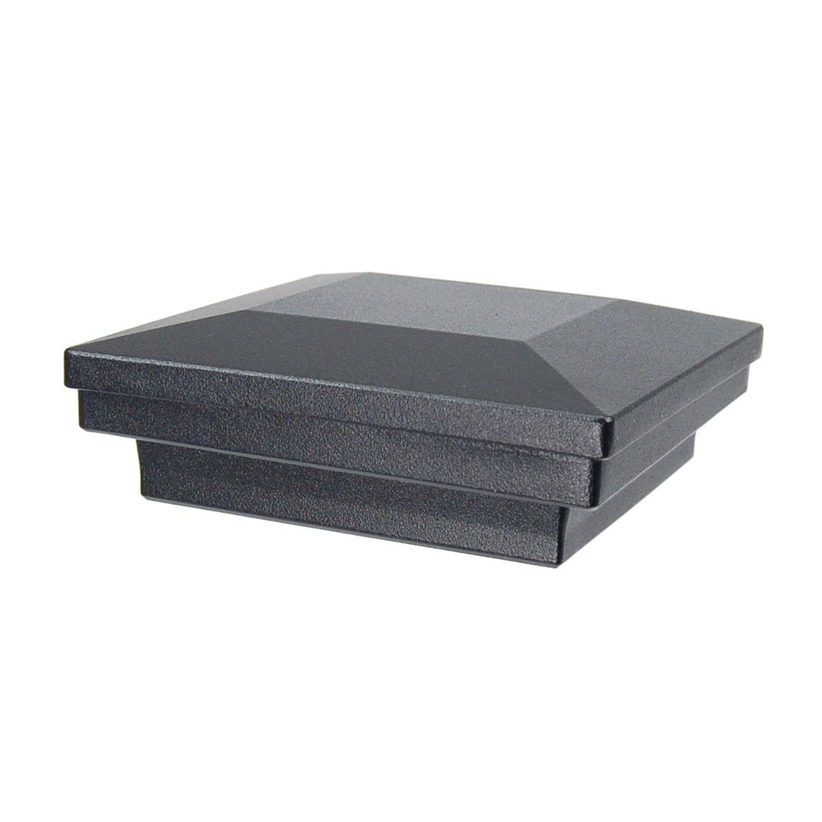Fortress Building Products Fortress Accents Black Sand Aluminum Deck Post Cap
