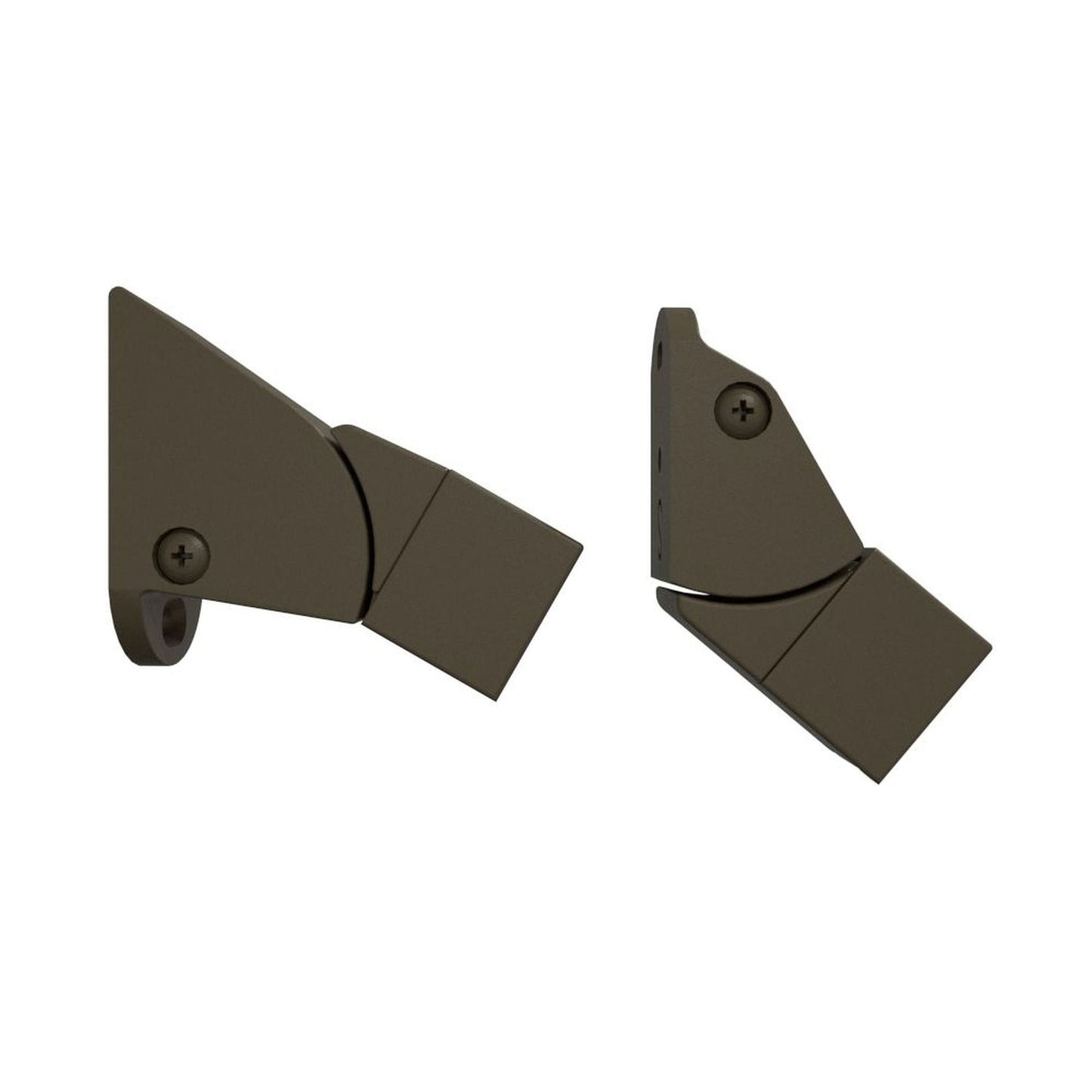 Fortress Building Products 7-in x 6.5-in Antique Bronze Steel Rail Bracket (4-Pack)