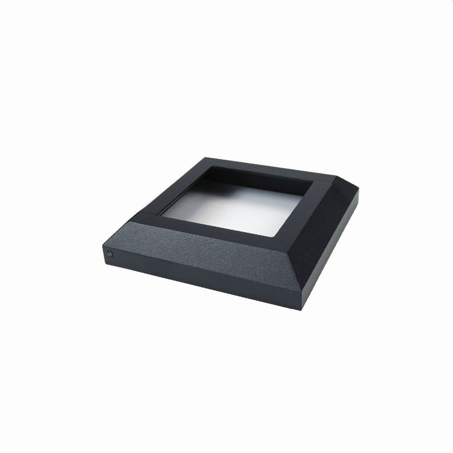 Fortress Building Products Black Sand Stainless Steel Deck Post Base Trim