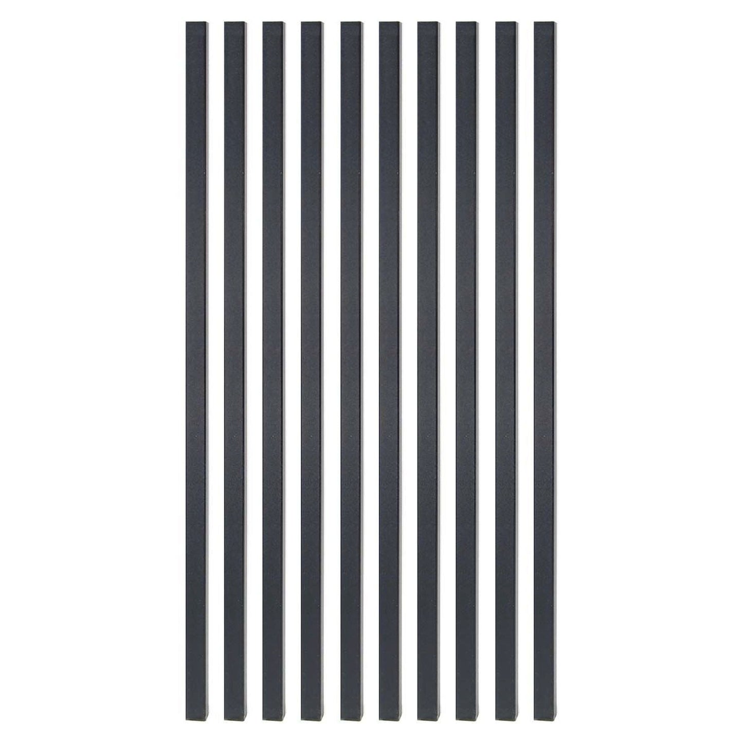 Fortress Building Products 3/4-in x 26-in Balusters Black Sand Metal Square Deck Baluster (10-Pack)