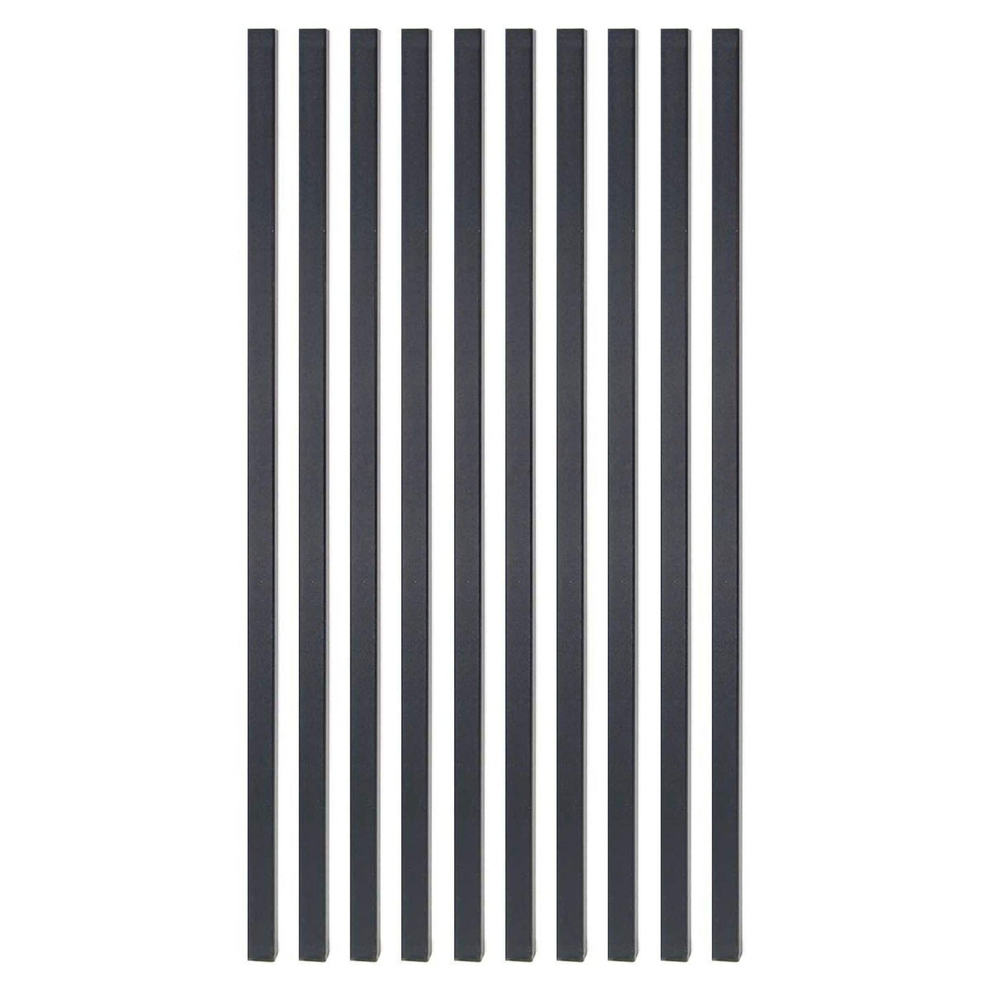 Fortress Building Products 3/4-in x 32-in Balusters Black Sand Metal Square Deck Baluster (10-Pack)