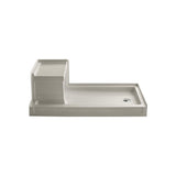 Tresham 60 in. x 32 in. Single Threshold Shower Base in Ice Grey - Super Arbor