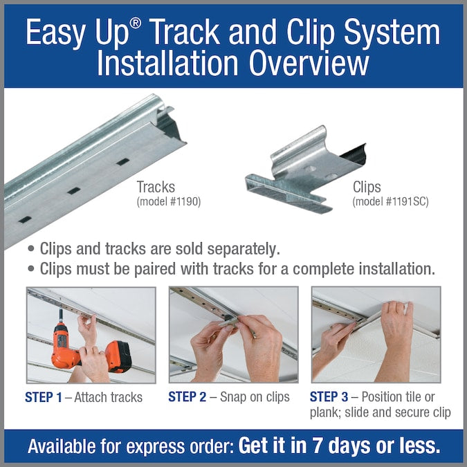 Armstrong Ceilings Easy Up 135-pack 1.37-in Clip