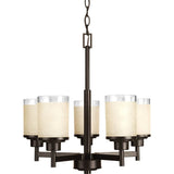 Progress Lighting Alexa 5-Light Antique Bronze Transitional Chandelier