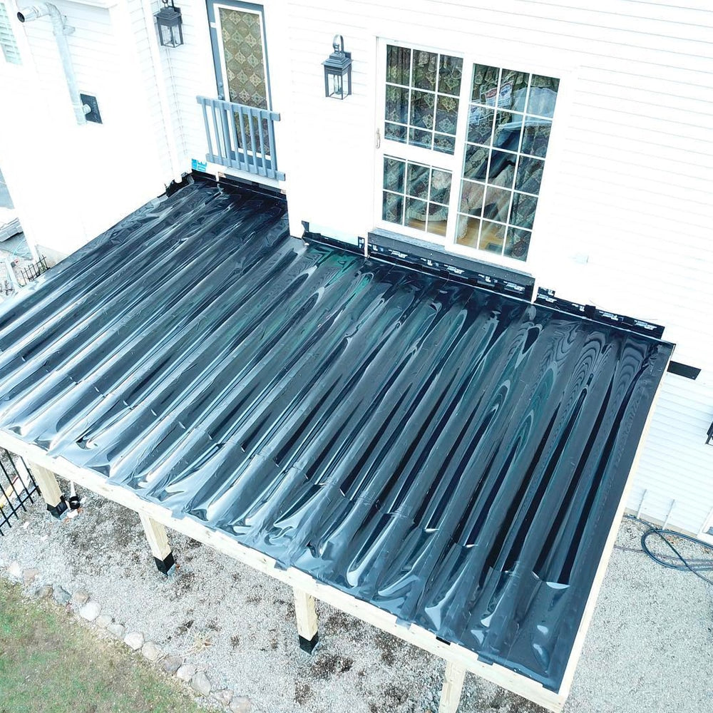 Trex RainEscape 12-ft x 20-in Black Under Deck Ceiling Trough
