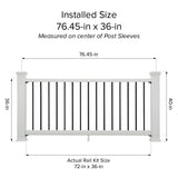 Trex Enhance Classic Composite Deck Rail Kit