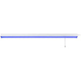 4 ft. 48-Watt Blue Spectrum Pendant or Flush Mount Linear Plant Grow Light, Blue - Super Arbor