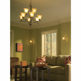 Progress Lighting Trinity 9-Light Brushed Nickel Transitional Chandelier