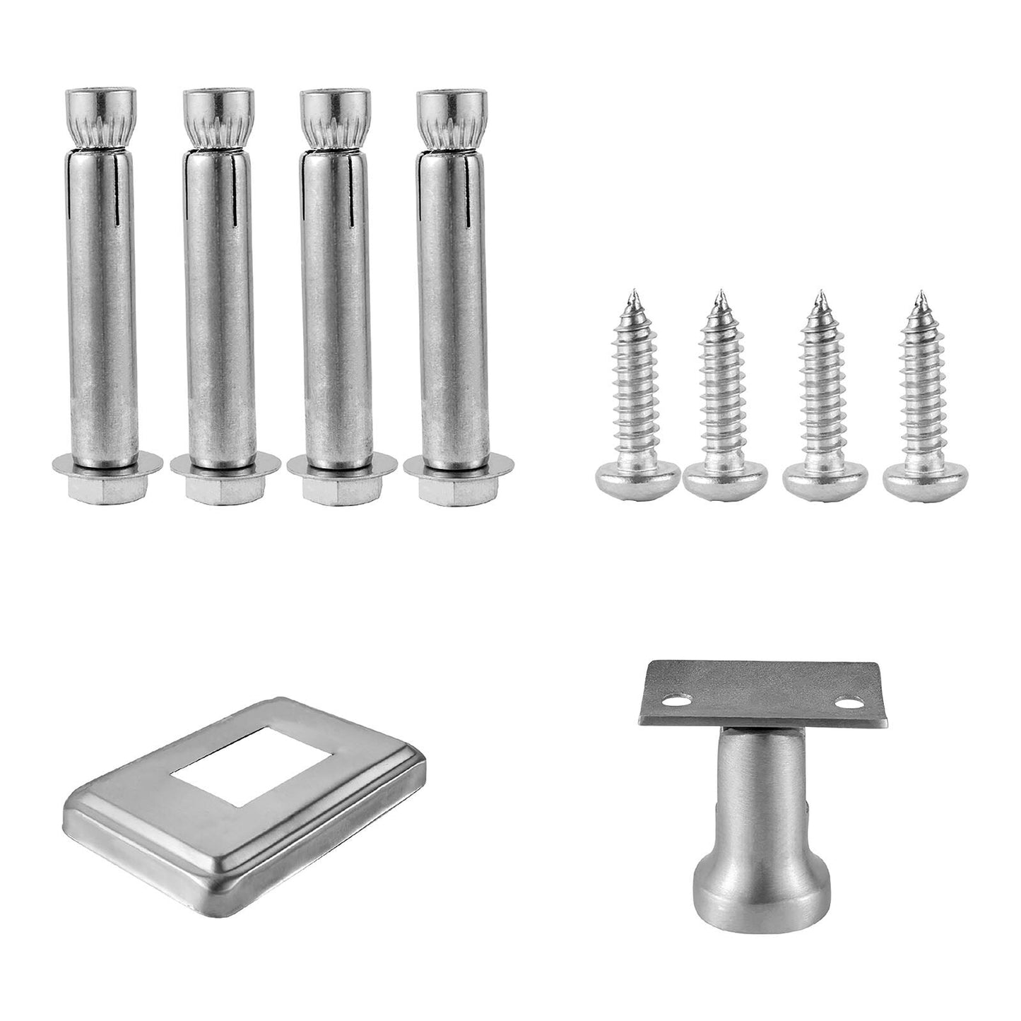 VEVOR railing post 3.5-ft x 1.97-in Stainless Steel Deck Stair Rail Kit