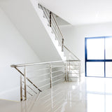 VEVOR railing post 3.5-ft x 1.97-in Stainless Steel Deck Stair Rail Kit