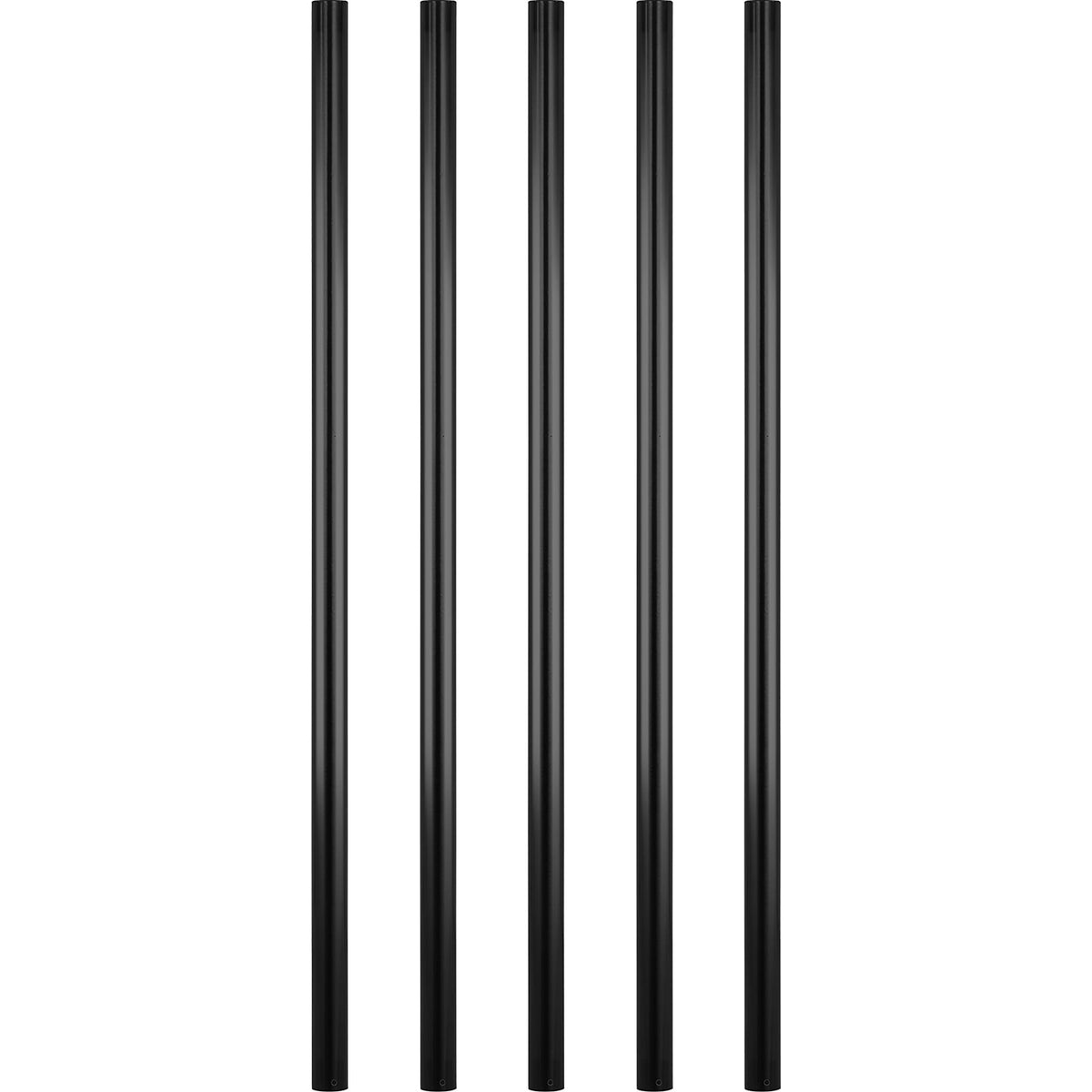 VEVOR 101 Pack Classic Composite Series 0.75-in x 0.05-in x 2-ft Black Aluminum Deck Post
