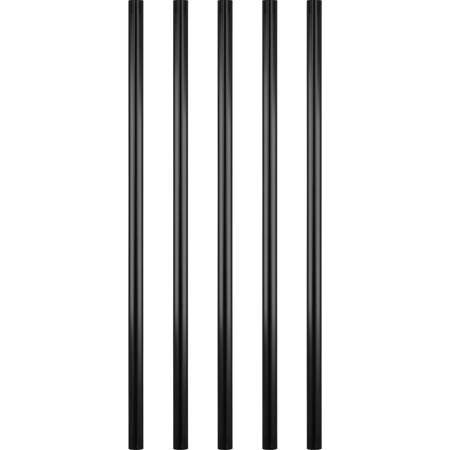VEVOR 101 Pack Classic Composite Series 0.75-in x 0.05-in x 2-ft Black Aluminum Deck Post