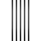 VEVOR 101 Pack Classic Composite Series 0.75-in x 0.05-in x 2-ft Black Aluminum Deck Post