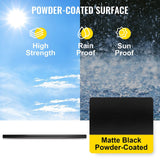 VEVOR 101 Pack Classic Composite Series 0.75-in x 0.05-in x 2-ft Black Aluminum Deck Post