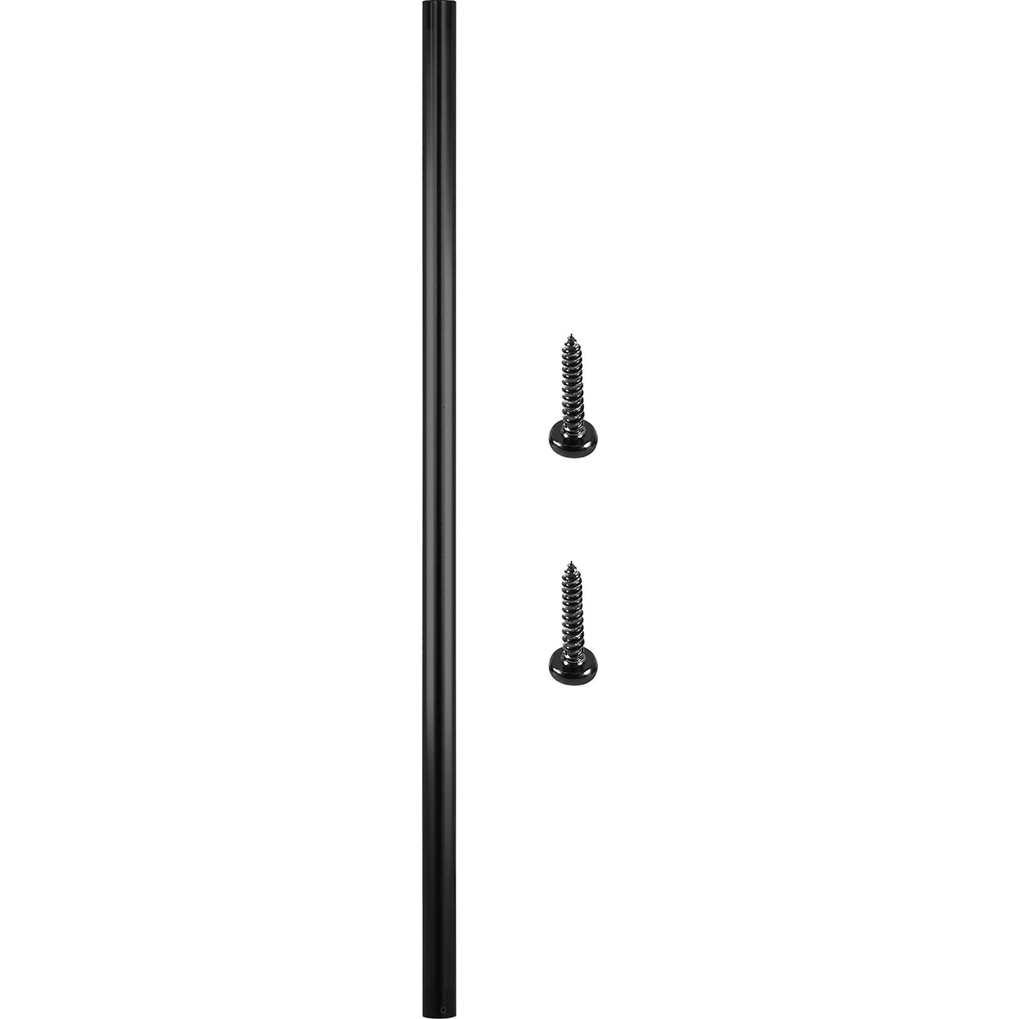 VEVOR 101 Pack Classic Composite Series 0.75-in x 0.05-in x 2-ft Black Aluminum Deck Post
