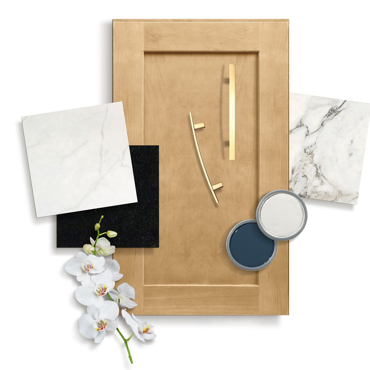allen + roth Innsbrook 21-in W x 34.5-in H x 24-in D Rye 1-Drawer Base Fully Assembled Cabinet (Flat Panel Shaker Style)