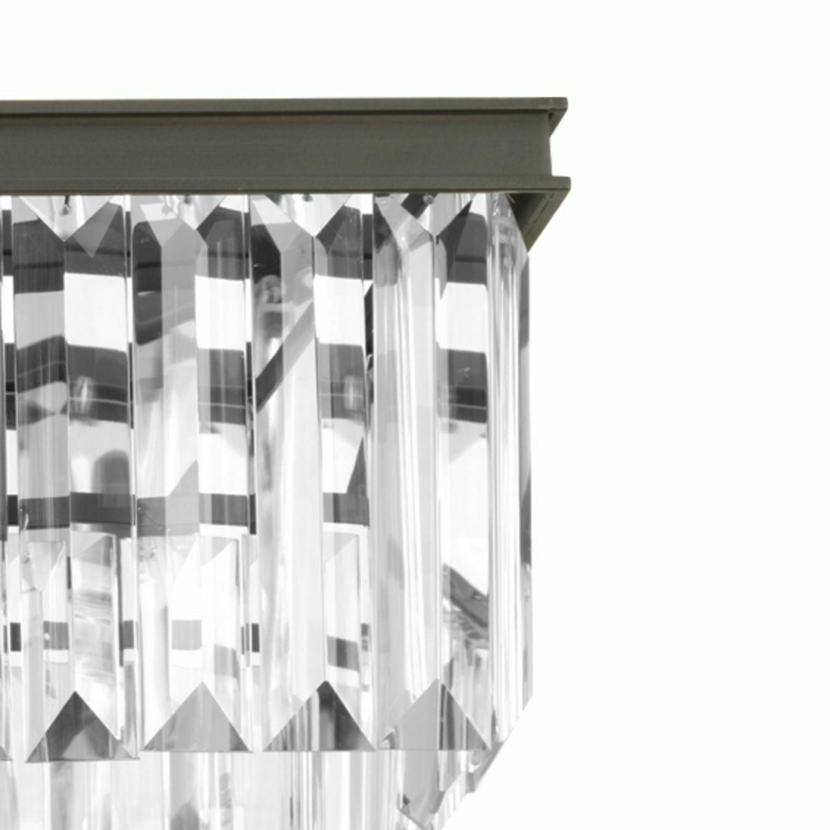 Progress Lighting Glimmer 4-Light Antique Bronze Linear Kitchen Island Pendant, 33.875-in W x 11-in H