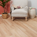 Lucida USA BaseCore Honey Brown 12-mil x 6-in W x 36-in L Waterproof Peel and Stick Vinyl Plank Flooring (54-sq ft/ Carton)