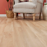 Lucida USA BaseCore Honey Brown 12-mil x 6-in W x 36-in L Waterproof Peel and Stick Vinyl Plank Flooring (54-sq ft/ Carton)