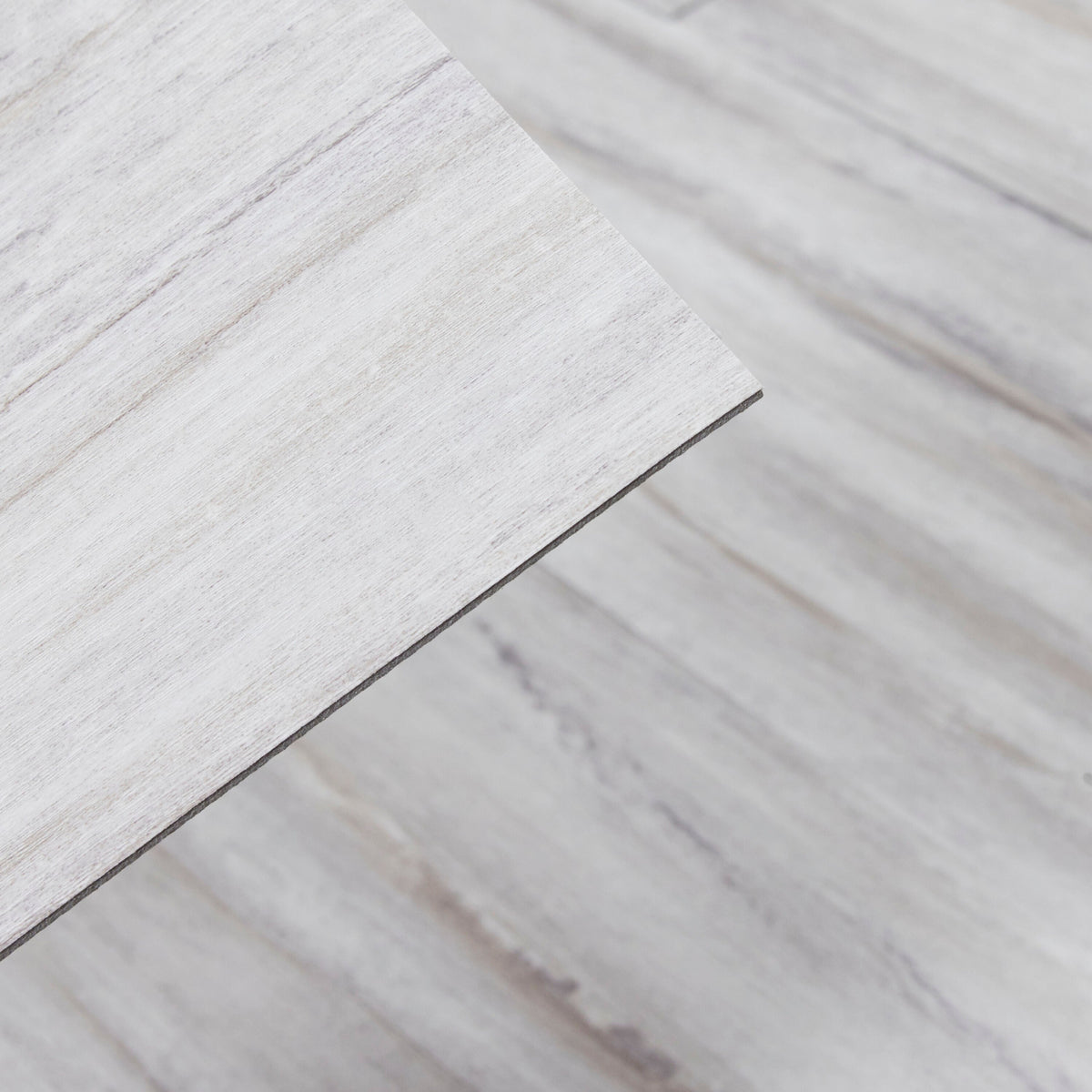 Lucida USA BaseCore Winter Gray 12-mil x 6-in W x 36-in L Waterproof Peel and Stick Vinyl Plank Flooring (54-sq ft/ Carton)