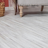 Lucida USA BaseCore Winter Gray 12-mil x 6-in W x 36-in L Waterproof Peel and Stick Vinyl Plank Flooring (54-sq ft/ Carton)